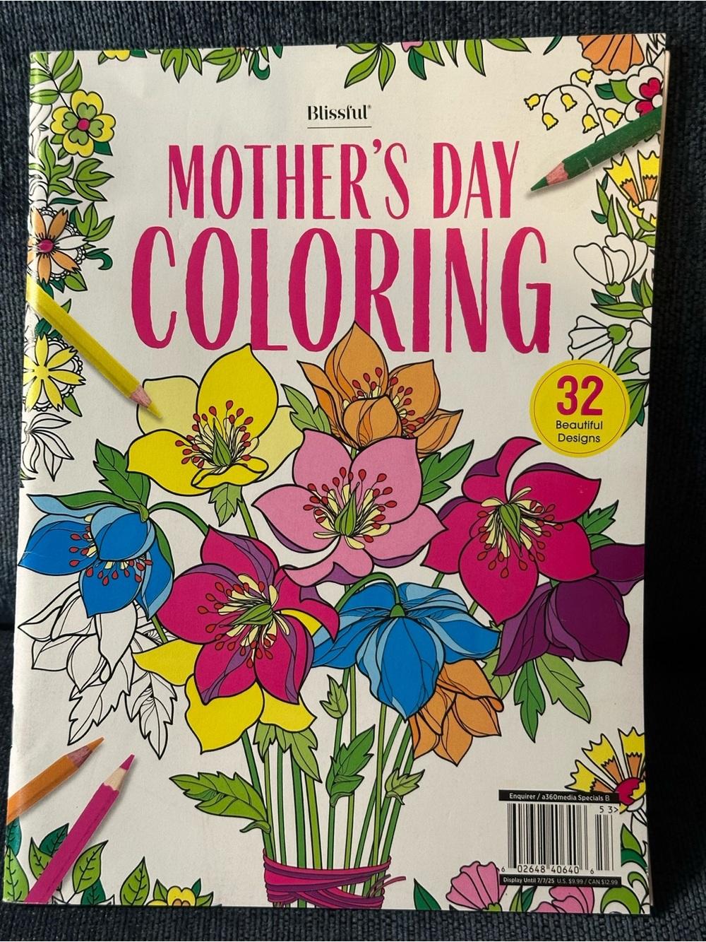 Mother’s Day Adult Coloring Book PRICE IS FIRM